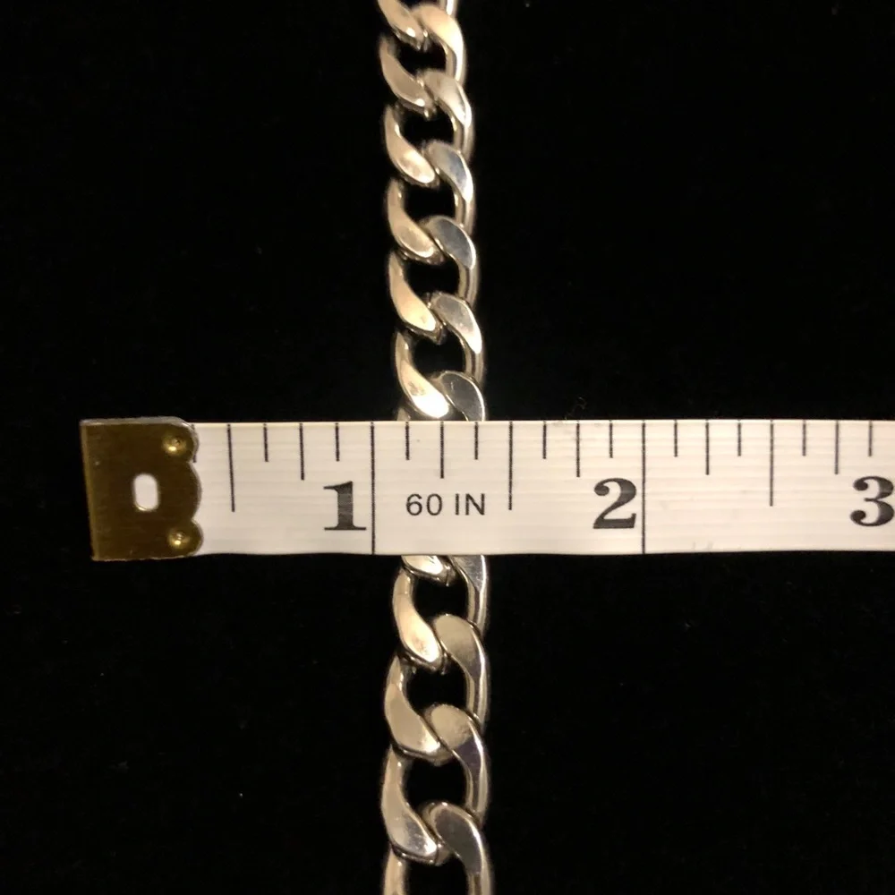 Vintage Silver Tone Chain Bracelet